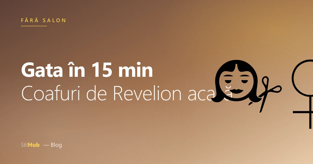 Coafură Revelion acasă