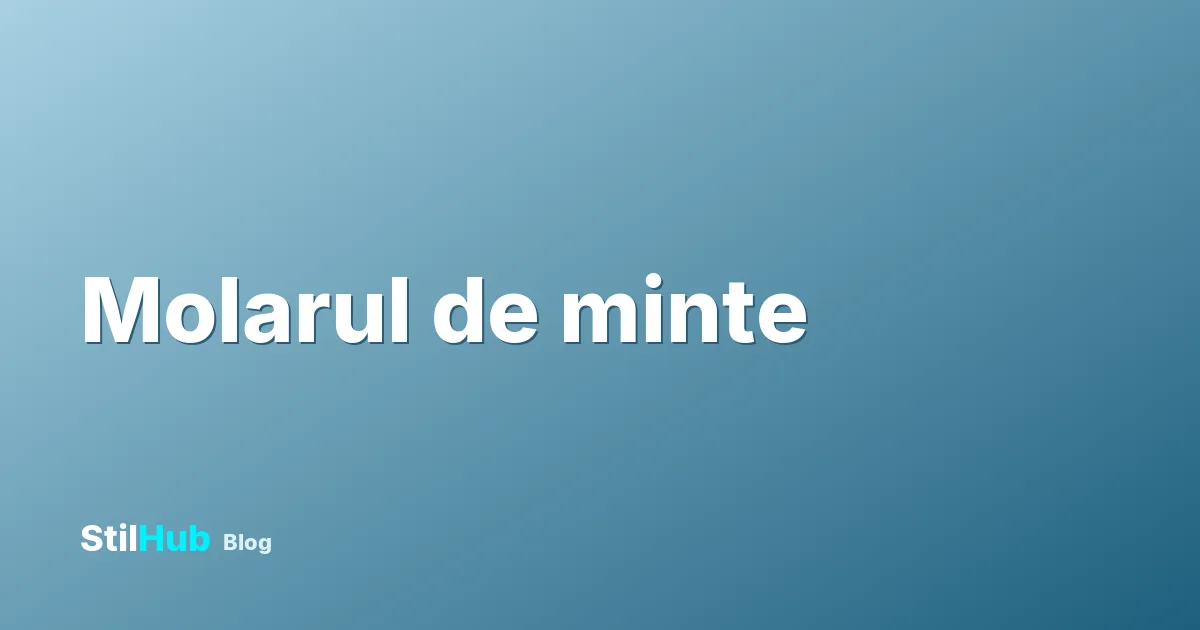 Extracție molar de minte: cât costă și cât doare în 2026