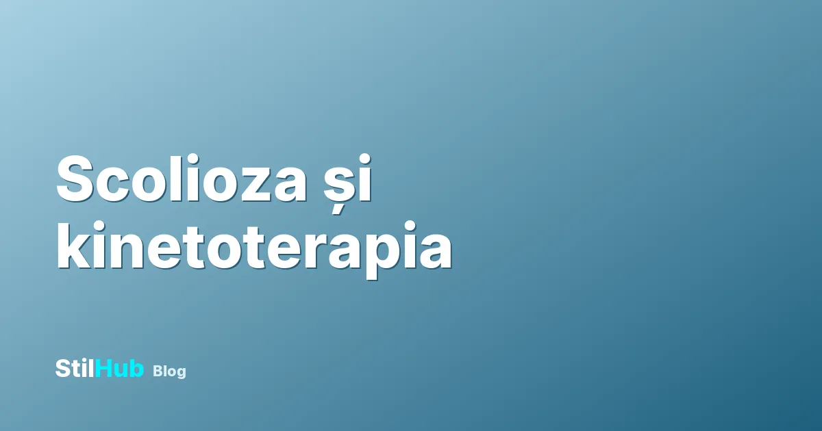 Kinetoterapie scolioză: ce se poate corecta la copii și adulți