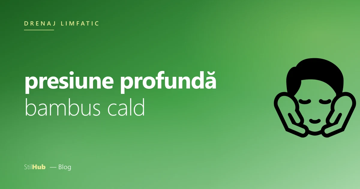 Masaj cu bambus